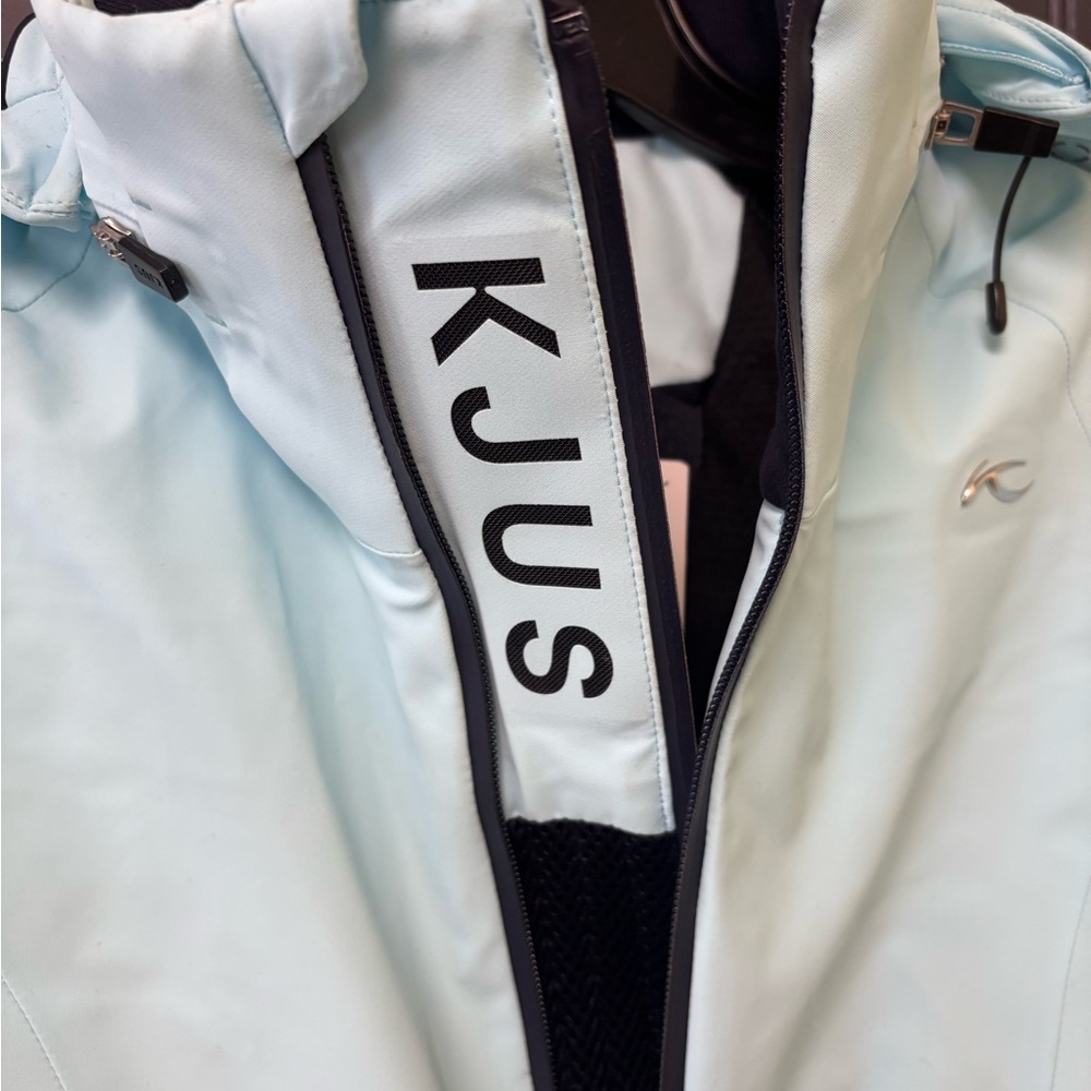 Women's Light Blue Ski & Snow Jacket - Picture 8 of 12